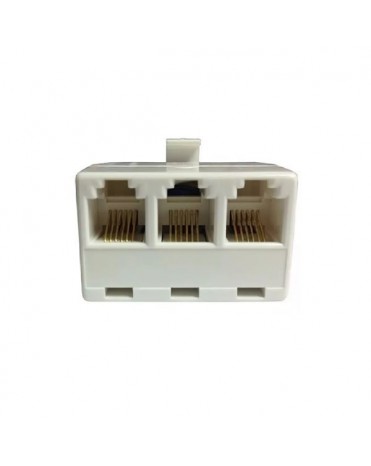 Adaptador Conector RJ-11 Macho / 3 saÍdas para RJ-11 fêmea CHENGYUANPAI