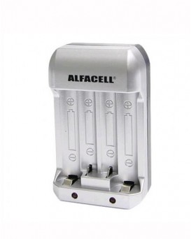 Carregador de Pilhas AA/AAA/9V Alfacell ALC63001