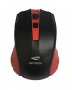 Mouse C3Tech M-W20 sem fio Preto c/ Vermelho