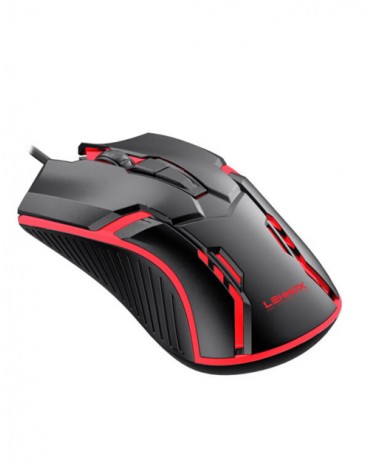 Mouse Gamer Lehmox GT-M5 com fio USB Vermelho