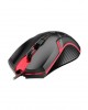 Mouse Gamer Lehmox GT-M5 com fio USB Vermelho