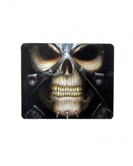 Mouse Pad 180x220x2mm Estampa de Caveira EXBOM 