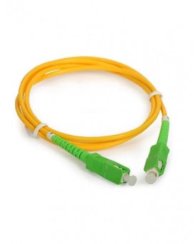 Cordão Óptico SC/APC-SC/APC SM G657A2 Simplex 3.0mm LSZH 1m